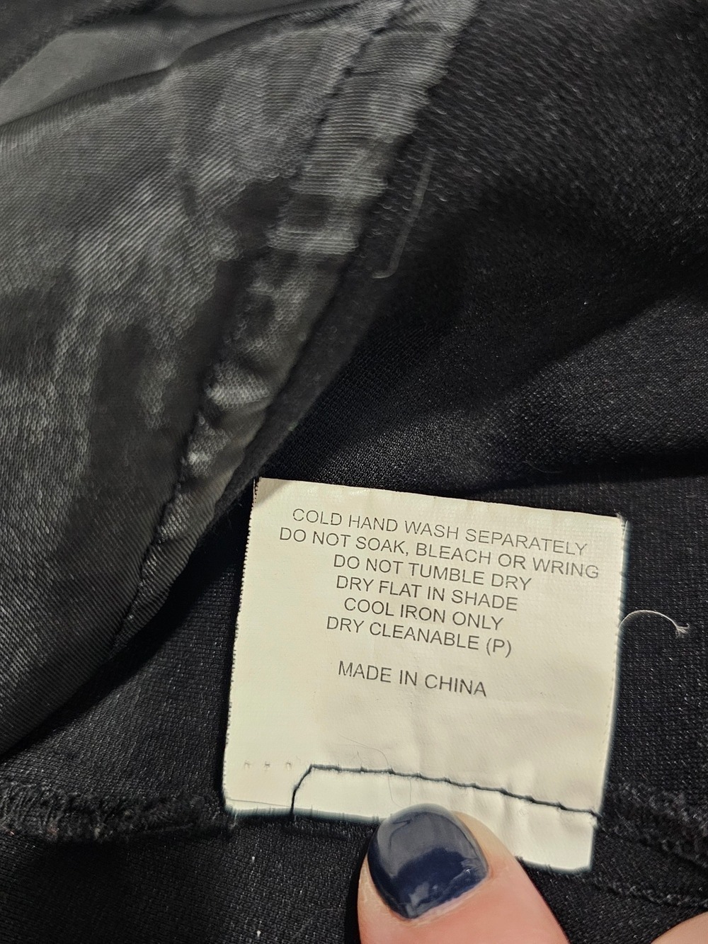 Hammock & Vine Textured Black Cowl Neck Jacket 18 Avant Garde ArtToWear Minimal - Picture 11 of 16